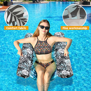 Flotador de Piscina Doble para Adultos, con Diseño Impreso, para Tomar el Sol - Product Image 1