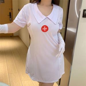 Sous-vêtements sexy grande taille pour femmes, taille plus, robe de sorcière de l'Halloween, <span class=keywords><strong>anime</strong></span>, infirmière - Product Image 2