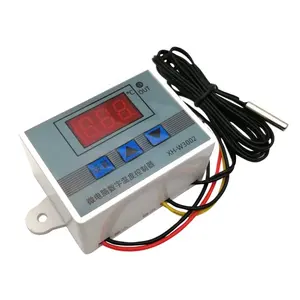Grosir digital thermostat regulator 10a-Kontroler Temperatur LED Digital, Regulator Termostat 10A, XH-3002 12V 24V 220V Profesional W3002