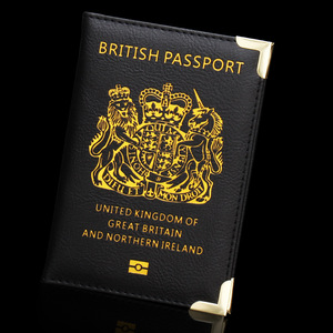 Housse de <span class=keywords><strong>passeport</strong></span> britannique personnalisée en cuir PU pour voyage, porte-<span class=keywords><strong>passeport</strong></span> britannique, portefeuilles de voyage promotionnels - Product Image 2