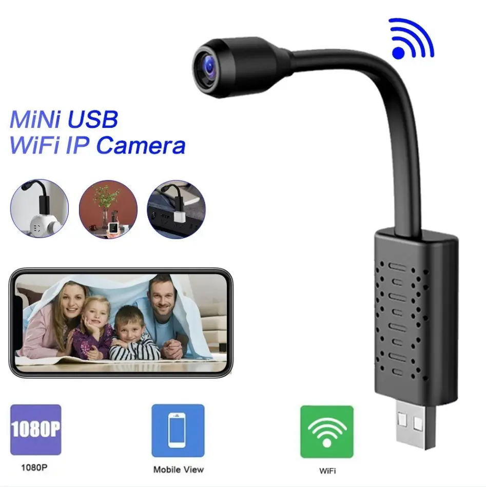 Wifi Security Cameras Wireless Baby Monitor Web Camera 4K Usb Mobile Phone Remote Home Convenience Monitor