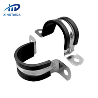 Pince de serrage en U en acier à ressort de 32 mm, robuste, en plastique caoutchouté, avec double trou, très vendue