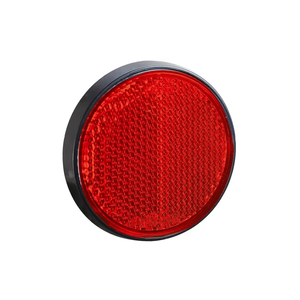 Réflecteur rond populaire de 2 pouces, couleur rouge, réflecteur rétro réfléchissant pour camion, <span class=keywords><strong>remorque</strong></span>, voiture, <span class=keywords><strong>bateau</strong></span> - Product Image 1