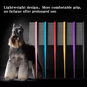 Pettine a punta sicuro per gatti Maltese e Yorkshire Terrier, per styling, districatura e rimozione dei nodi - Pettine di bellezza in rame e acciaio inossidabile - Product Image 5