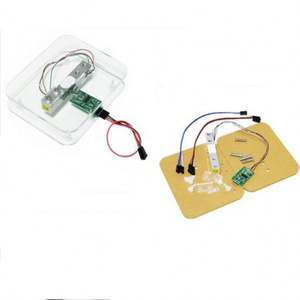 MLK 스퀘어 HX711 모듈 + 압력 센서 세트 무게 센서 전자 저울 모듈 1/5/10/20kg HX711 - Product Image 3