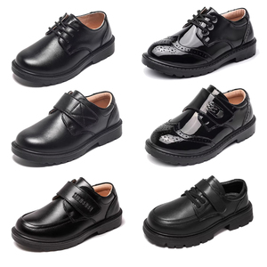 Scarpe in Pelle PU per Ragazzi, Nuova Tendenza, Alta Qualità, Scarpe Scolastiche Nere per Bambini, Calzature Casual per Studenti - Product Image 1