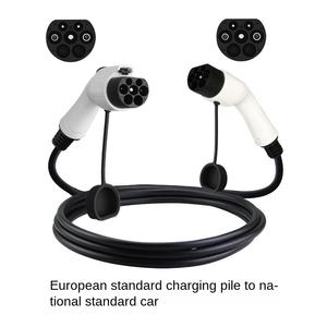شاحن سيارات كهربائية محمول بقوة 32 أمبير من النوع 2 إلى النوع 2، موصل مزدوج بمعيار أوروبي، 7 كيلوواط، كابل 5 أمتار - Product Image 3