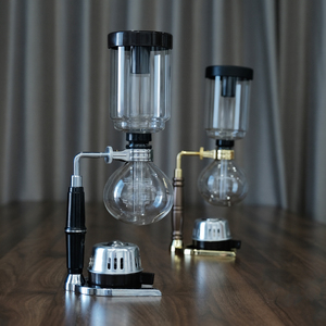 Fabricant vente 600ml 360ml or Rose verre résistant à la chaleur thé café Siphon Pot avec boîte cadeau - Product Image 2