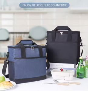 Aluminum Foil Insulated Lunch Bag Fashionable Office Worker's Picnic Cooler Bags Directly Exported by Manufacturer - Product Image 6