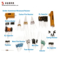 Resistencia Axial de Película Metálica MEMF MELF SHENYIJIA-Technology 2022+, 10 ohmios 2W, 470 ohmios 1W, Tolerancia del 5%, -55~125°C, MF72