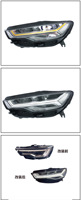 Ensemble de phares LED Matrix Audi A6 2012-2018 55W 12V Phare avant avec DRL Amélioration de puissance élevée
