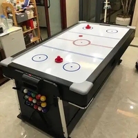 Table de billard multifonctionnelle pivotante de 7 pieds, table de billard, table de hockey sur air avec plateau de ping-pong, vente chaude