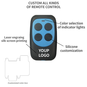 Phổ Không Dây 4-Nút Điều Khiển Từ Xa Máy Photocopy RF 433Mhz Với Học Tập & Cán Mã Đa-Màu Sắc Tùy Chọn Nhân Tính Từ Xa - Product Image 3