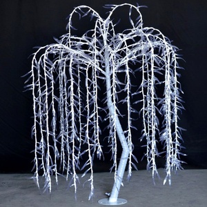 Bán buôn ngoài trời cảnh quan sân vườn trang trí đám cưới 6ft trắng ấm chiếu sáng Phát Sáng Led khóc liễu ánh Sáng Cây - Product Image 5