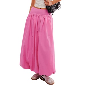 <b>Elastic</b> Natural Waist A-Line Mini Denim Breathable Eco-Friendly Casual Fairy Ruff Womens Bubble Shorts Outfit <b>Skirt</b> Women Summer - Product Image 4