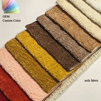 Tela para Sofás de Alta Resistencia, 590 g/m², Material Textil para Tapicería del Hogar con Reverso No Tejido, para Muebles de Hotel