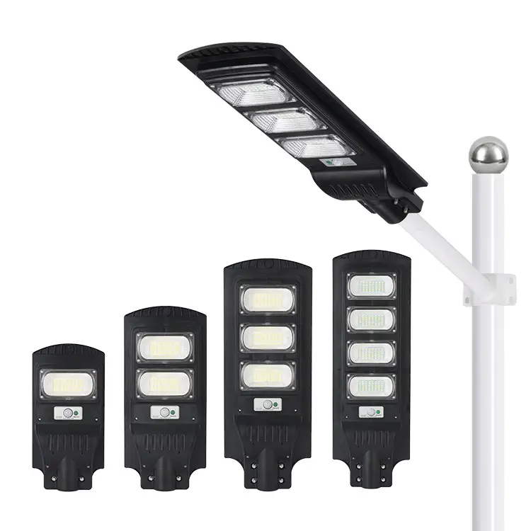Solar Lights Outdoor Motion sensor human body induction 30w 60w 90w 120w intergrated all in one solar street light