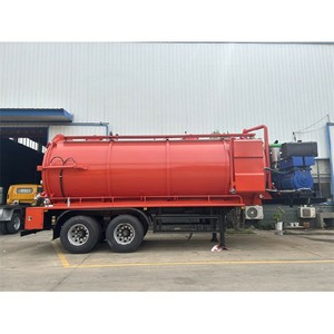 Semirremolque Cisterna de Vacío de 20000L con 2 Ejes, Camión de Succión de Aguas Residuales de 25000L, Precio de Fábrica China, en Venta - Product Image 6