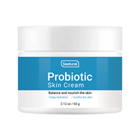 Crème probiotique pour favoriser une peau plus ferme et un teint plus uniforme, légère et hydratante
