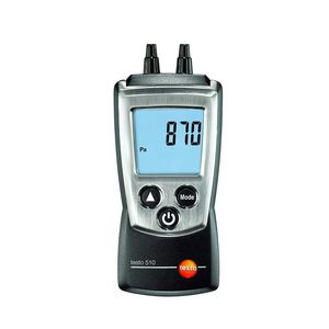 Manómetro Digital Testo 510, Medidor de Presión Diferencial de Doble Puerto para Sistemas HVAC y Conductos de Ventilación - Product Image 1