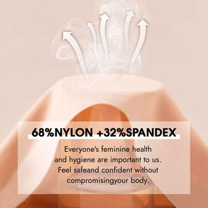 Braguitas de látex de alta calidad para mujer, a prueba de efecto camel toe, con almohadilla de látex, ropa interior transpirable sin costuras, tanga personalizada para mujer - Product Image 4