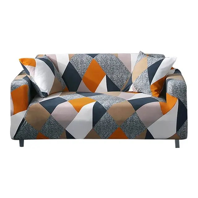 Amazon Desain Penjualan Laris Penutup Penuh Sofa Elastis Peregangan Spandeks Pelindung Elastis Penutup Sofa Sudut Melar