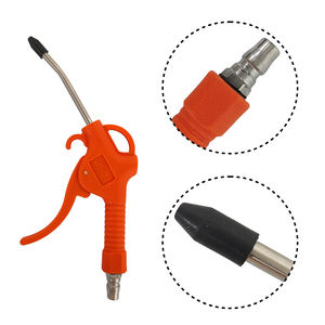 Souffleur à air pneumatique en plastique rouge, pistolet à air à embout court pour l'élimination de la poussière et de l'eau - Product Image 6