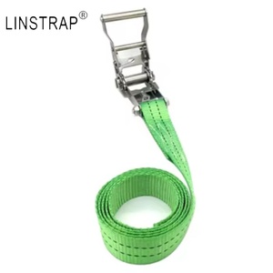 Liniu 1.5 inch Tie xuống dây đai Ratchet không có móc không gỉ Ratchet lashing dây đai - Product Image 3