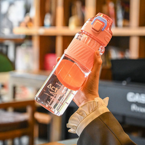 Decani Plastic Water <b>Bottle</b> 1200Ml <b>Flip</b> <b>Top</b> Lid Bpa Free Portable For Outdoor Sports And School Use - Product Image 4