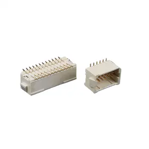 JST 2-24P Dual Vertical Male Crimp Terminal 1.0 mm Pitch Wafer Connector