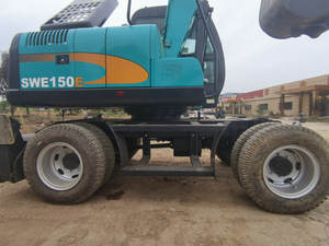 En buena forma SWE150E Excavadora de ruedas de segunda mano Marca China Swe150e Excavadora usada 15TON a precio barato Venta - Product Image 2