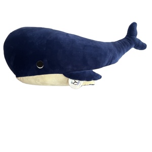 New Arrival tùy chỉnh bé màu xanh Cá voi cá mập gối Đại dương cá đồ chơi sang trọng Thú nhồi bông sang trọng cá voi - Product Image 5