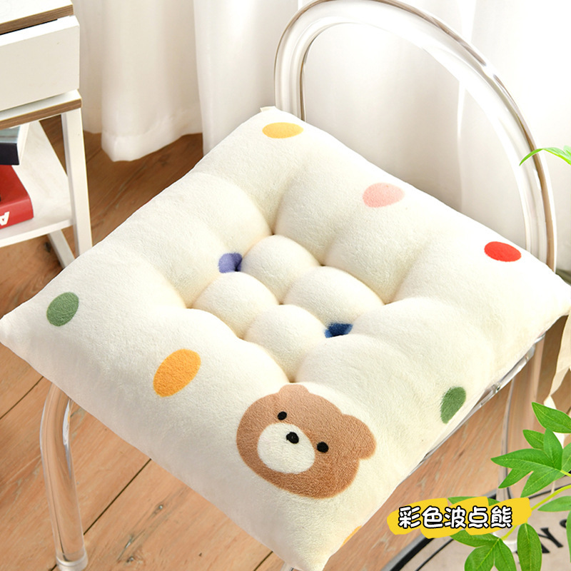 Upgraded - Milk Fleece [Colorful Polka Dot Bear]