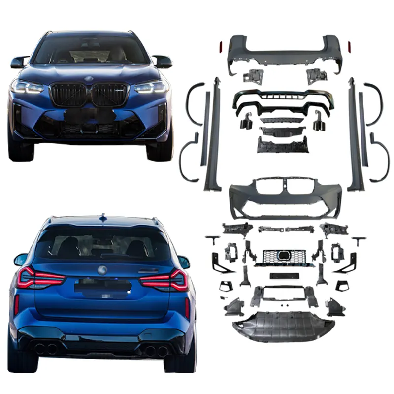 2022 Jaar X3 G01 Upgrade Naar X 3M-Stijl Full Car Body Kits Bumpers Zijrokken Over Spatborden Voor G01 Oud Naar Nieuwe Bodykit