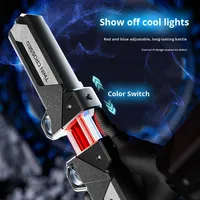 Espada Láser Telescópica de Doble Filo Popular en TikTok, Mini Espada Samurai de Juguete con Luces LED, Arma de Juego de Rol, Espada Láser de Alta Gama