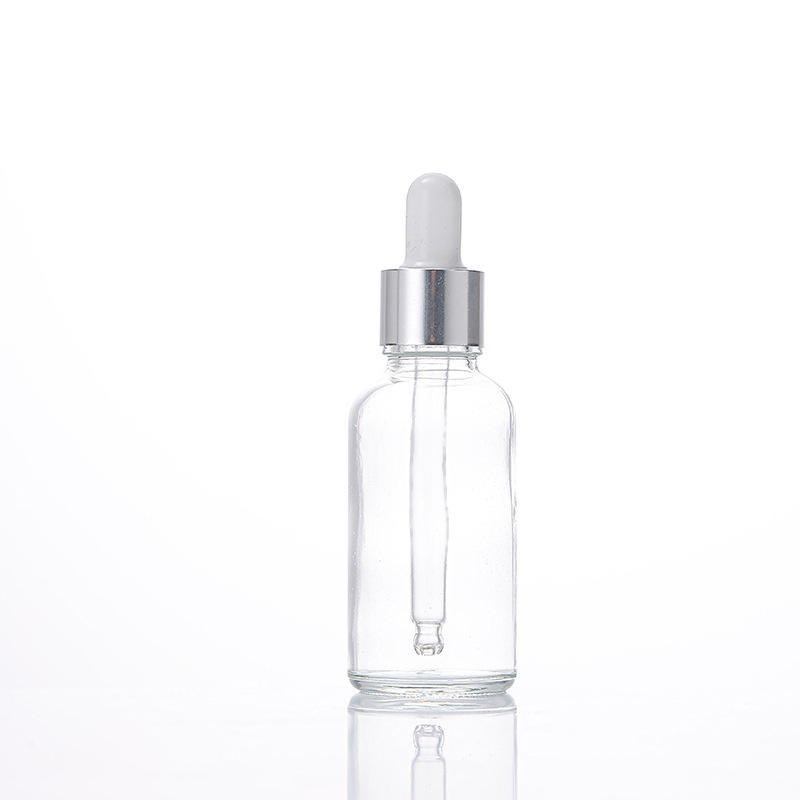 แหวนเงิน + หยดกาวสีขาว + ขวดใส