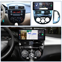 Pour Nissan Tiida 2011-2015, écran tactile Android 12,3 pouces, CarPlay, navigation GPS, caméra de recul 360°, autoradio FM stéréo