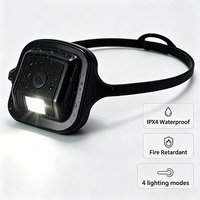 Lampu Kepala Isi Ulang Tahan Air IPX4 LED Ultra Terang Berbagai Mode Cahaya untuk Berkemah Berlari di Luar Ruangan