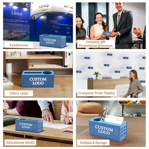 Hapap-lloyd nhựa lưu trữ hộp mô hình quy mô 1:35 vận chuyển <span class=keywords><strong>container</strong></span> o.a.s nhà máy tùy chỉnh chủ bút mô hình - Product Image 3