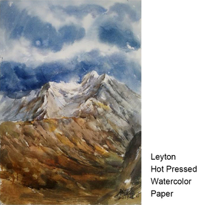 Papier à peinture aquarelle pressé à chaud 300g 100% coton <span class=keywords><strong>Leyton</strong></span> LD4358 4K 54*38cm Taille Sans blanchiment 10 feuilles/paquet - Product Image 6