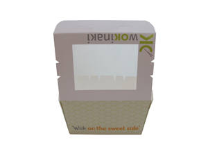 Fenêtre transparente Offre Spéciale anniversaire taille personnalisée 12 10 8 pouces <span class=keywords><strong>livraison</strong></span> emballage de boîte à gâteau jetable - Product Image 3