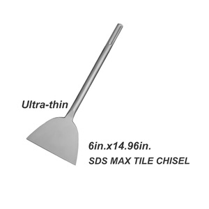 Sds Max sàn khắc đục 6in x 14.96in thẳng tip 40cr xử lý loại bỏ gạch dính bê tông phá hủy tương thích - Product Image 4