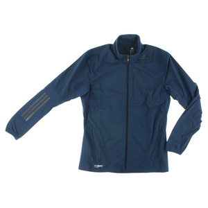 Adidas uomo Supernova Gore Windstopper giacca da corsa blu Navy M chiusura con cerniera con cappuccio stile Vintage ricamato - Product Image 1
