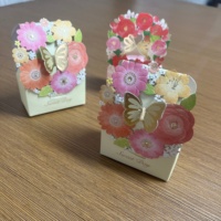 Boîte à cadeaux en gros sur le thème de la Saint-Valentin, boîte à poignée en papier portable pour pâtisseries, biscuits et bonbons