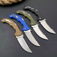 Couteau de poche pliant Fanstoon en acier 8CR14MOV, couteau tactique utilitaire de chasse et de camping en G10, vente en gros sur mesure