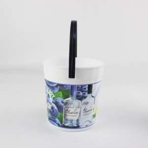 <span class=keywords><strong>Bacardi</strong></span>-cubo de plástico mezclado para bebidas, cubo de hielo azul, 32oz - Product Image 3