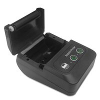 Printer Mini Portabel Nirkabel USB 58mm, Printer Thermal Bluetooth 58mm untuk Android