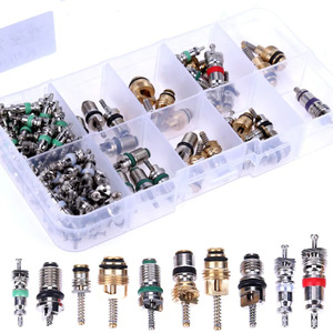Air Conditioner Valve Core <b>Kit</b> R12 R134a Check Valve For Jetta Mercedes Benz Audi Repair <b>Tools</b> - Product Image 2