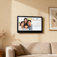 Aiyos Nuevo Calendario Digital con Pantalla Táctil de 15.6/24 Pulgadas y Planificador de Pared, Calendario Inteligente para Tabla de Tareas
