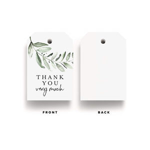 Pesta ulang tahun pernikahan, terima kasih daun gantung tag hadiah kartu DIY hadiah kartu Thanksgiving - Product Image 4